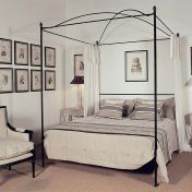 Кровать с пологом IRENE в стиле минимализм