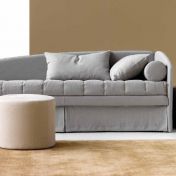 Серый диван-кушетка