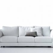 Современный белый диван