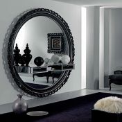 Большое настенное круглое зеркало коллекции BAROQUE 