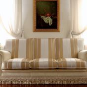 Классическая мягкая мебель для гостиной FIOCCO в текстильной или кожаной обивке