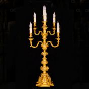 Настольная лампа «позолоченный канделябр»
