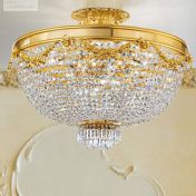 Потолочный светильник с золотым декором